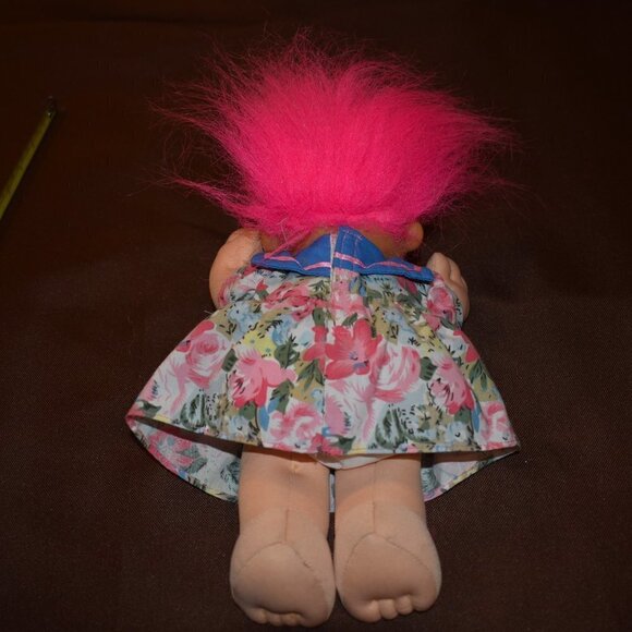 Vintage Troll Doll ~ Pink Hair ~ Russ - Picture 2 of 3